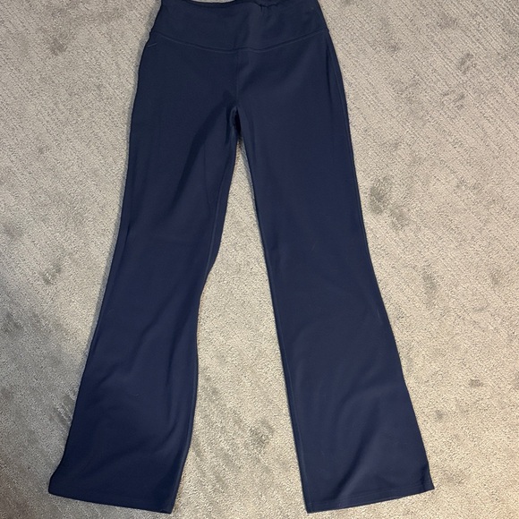 Athleta Other - Athleta Girl High Rise Wide Leg Navy Pants with Elastic Waistband